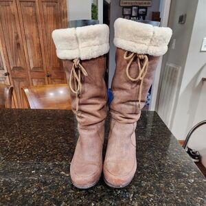 Frye Camilla Shearling Lined Boots
